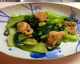 鶏肉と青梗菜炒め作り方12写真