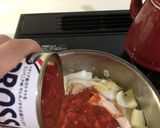 超簡単コストコ余りチキンのトマト煮作り方6写真