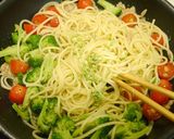 初めてでも簡単！ツナとミニトマトのパスタ作り方4写真