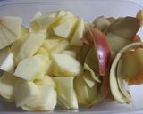 レンジで簡単☆りんごのレモン煮作り方1写真