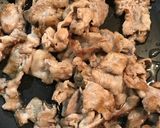 ネギ塩だれ☆豚こま肉、椎茸、茄子のソテー作り方6写真