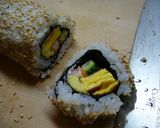 アルミホイルで作るカリフォルニアロール作り方6写真