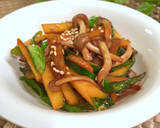 残りもの野菜で作る☘️甘辛きんぴら作り方2写真