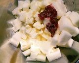 ☆変わり種☆長芋とクリチの梅よごし作り方1写真