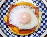 マックグリドルベーコンエッグ風パンケーキ作り方6写真
