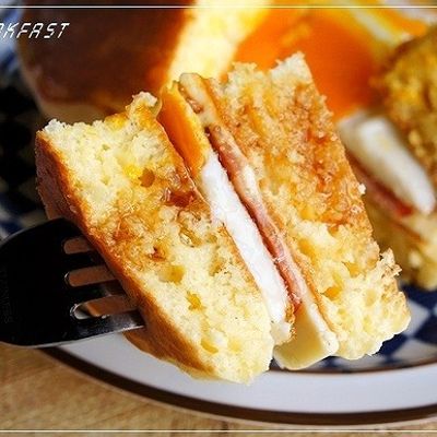 マックグリドルベーコンエッグ風パンケーキ by らるむ