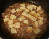 簡単★豚こま肉の塩マーボー豆腐作り方4写真