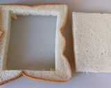 簡単！食べやすい♪ハムエッグトースト作り方1写真