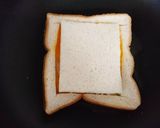 簡単！食べやすい♪ハムエッグトースト作り方4写真