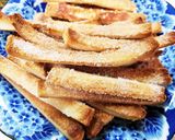 簡単☆パンの耳でカリカリチーズ焼き！作り方6写真