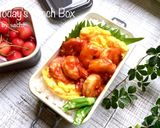 お弁当に簡単!三色丼弁当作り方5写真