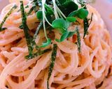 濃厚クリーム明太子パスタ作り方6写真