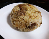 角切りステーキとエリンギのオムライス作り方6写真