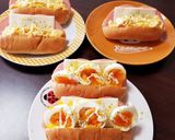 ハムとチーズのたまごロールパン作り方13写真