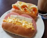 ハムとチーズのたまごロールパン作り方14写真