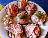 焼きナスとチーズとハムの前菜作り方4写真