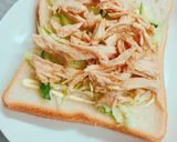 朝食やお弁当に！棒棒鶏風 サンドイッチ作り方3写真