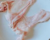 簡単!鶏皮ポン酢作り方1写真