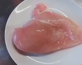 レンチン！鶏むね肉の棒棒鶏風和え物作り方1写真