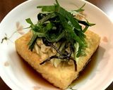 簡単!茗荷&大葉で厚揚げポン酢作り方3写真