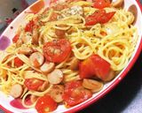 ◆簡単♪ベーコンとプチトマトのパスタ◆作り方6写真