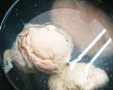 鳥胸肉と海老の餡掛けチャーハン作り方1写真