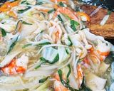 鳥胸肉と海老の餡掛けチャーハン作り方10写真