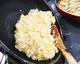 鳥胸肉と海老の餡掛けチャーハン作り方13写真