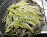 豆苗とばら肉の蒸ししゃぶしゃぶ作り方4写真