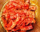 漬け牛肉と彩り野菜の焼肉風炒め作り方1写真