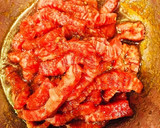 漬け牛肉と彩り野菜の焼肉風炒め作り方1写真