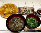 蒸かしカボチャの鶏そぼろあんかけ作り方5写真