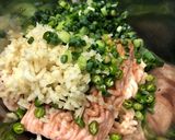 鶏つくね。蓮根と青唐辛子入り味ぽん仕立♪作り方2写真