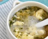 がごめ昆布きざみと卵の中華スープ作り方2写真