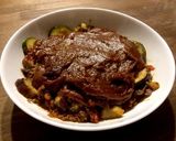 夏野菜とひき肉煮込み作り方8写真