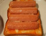 魚肉ソーセージのトーストサンド作り方5写真