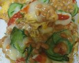 簡単 納豆感のない納豆オムレツ作り方4写真
