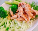 レンチン！鶏むね肉の棒棒鶏風和え物作り方6写真