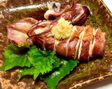 簡単！イカ焼きの和風だれ＊生姜シソ風味作り方5写真