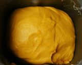 オレンジ色☆野菜ジュースロールパン作り方2写真