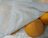 オレンジ色☆野菜ジュースロールパン作り方5写真