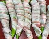 万願寺とうがらしのチーズinぶた巻き作り方4写真