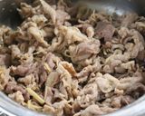 朝昼夕♪豚肉(切落し)の時雨煮~味噌味~作り方4写真