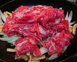 揚げ入り☺️牛丼の具作り方3写真
