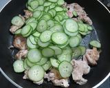 豚肉とキュウリの炒め物作り方2写真