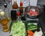 焼きそば風肉野菜炒め作り方1写真