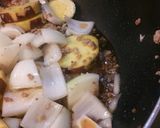さつまいものプルーン酢炒め。作り方4写真