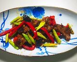 牛肉とアスパラのX.O醤炒め作り方15写真