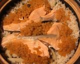 土鍋ではらこ飯作り方6写真