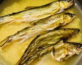 残った塩焼と炊飯器de鮎飯作り方4写真